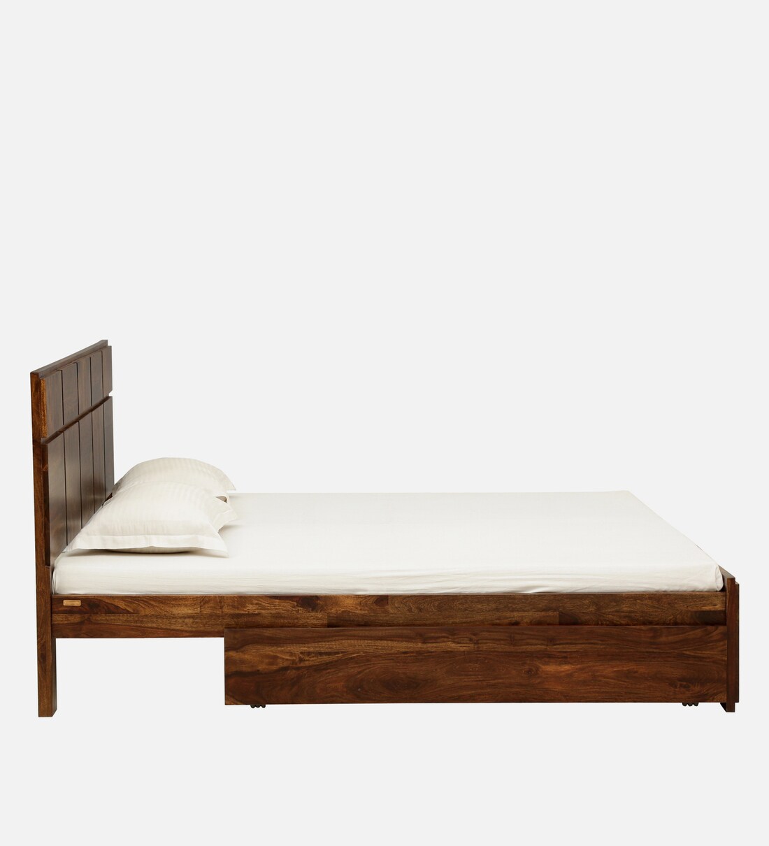 Buy Bergen Sheesham Wood King Size Bed In Provincial Teak Finish With