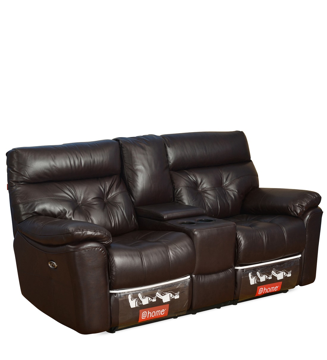 Buy Beverly Double Recliner Home Theater Sofa in Burgundy Colour Online -  Manual 2 Seater Recliners - Recliners - Furniture - Pepperfry Product