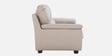 Beijing Half Leather 2 Seater Sofa In Ghost White Color
