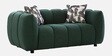 Belarus Fabric 2 Seater Sofa In Green Colour