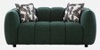 Belarus Fabric 2 Seater Sofa In Green Colour