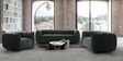 Belarus Fabric 2 Seater Sofa In Green Colour