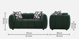 Belarus Fabric 2 Seater Sofa In Green Colour