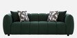 Belarus Fabric 3 Seater Sofa In Green Colour