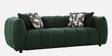 Belarus Fabric 3 Seater Sofa In Green Colour