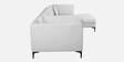 Belita Fabric LHS Sectional Sofa (3 + Lounger) In Greige Colour