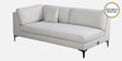 Belita Fabric LHS Sectional Sofa (3 + Lounger) In Greige Colour