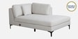 Belita Fabric LHS Sectional Sofa (3 + Lounger) In Greige Colour