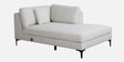 Belita Fabric LHS Sectional Sofa (3 + Lounger) In Greige Colour
