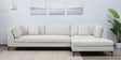 Belita Fabric LHS Sectional Sofa (3 + Lounger) In Greige Colour