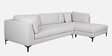 Belita Fabric LHS Sectional Sofa (3 + Lounger) In Greige Colour