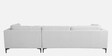 Belita Fabric LHS Sectional Sofa (3 + Lounger) In Greige Colour