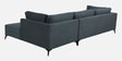 Belita Fabric LHS Sectional Sofa (3 + Lounger) in Pebble Grey Colour Belita Fabric LHS Sectional Sofa (3 + Lounger) in Pebble Grey Colour