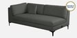Belita Fabric LHS Sectional Sofa (3 + Lounger) in Pebble Grey Colour