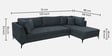 Belita Fabric LHS Sectional Sofa (3 + Lounger) in Pebble Grey Colour Belita Fabric LHS Sectional Sofa (3 + Lounger) in Pebble Grey Colour