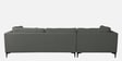 Belita Fabric RHS Sectional Sofa (3 + Lounger) In Pebble Grey Colour
