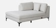 Belita Fabric RHS Sectional Sofa (3 + Lounger) in Greige Colour