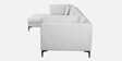 Belita Fabric RHS Sectional Sofa (3 + Lounger) in Greige Colour