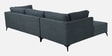 Belita Fabric RHS Sectional Sofa (3 + Lounger) In Pebble Grey Colour Belita Fabric RHS Sectional Sofa (3 + Lounger) In Pebble Grey Colour