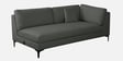 Belita Fabric RHS Sectional Sofa (3 + Lounger) In Pebble Grey Colour