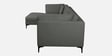 Belita Fabric RHS Sectional Sofa (3 + Lounger) In Pebble Grey Colour
