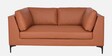 Belita Leatherette 2 Seater Sofa In Tan Colour