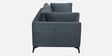 Belita Velvet 3 Seater Sofa In Pebble Grey Colour