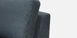 Belita Velvet 3 Seater Sofa In Pebble Grey Colour