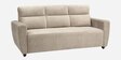 Belize Fabric 3 Seater Sofa In Beige Colour