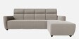 Belize Fabric 5 Seater LHS Sectional Sofa In Omega Pearl Colour