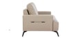 Bellagio Half Leather 2 Seater Sofa in Exotica Oyster Beige colour