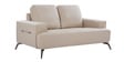 Bellagio Half Leather 2 Seater Sofa in Exotica Oyster Beige colour