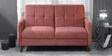 Benicio Velvet 2 Seater Sofa In Blush Pink Colour