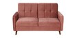 Benicio Velvet 2 Seater Sofa In Blush Pink Colour