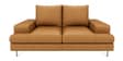 Benjamin Leatherette 2 Seater Sofas in Brown Colour