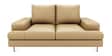 Benjamin Leatherette 2 Seater Sofa in Mushroom Beige Colour