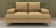Benjamin Leatherette 2 Seater Sofa in Mushroom Beige Colour