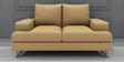 Benjamin Leatherette 2 Seater Sofa in Mushroom Beige Colour