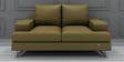 Benjamin Leatherette 2 Seater Sofas in Olive Green Colour