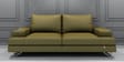 Benjamin Leatherette 3 Seater Sofas in Olive Green Colour