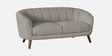Benjamin Fabric 2 Seater Sofa in Lit Grey Colour
