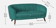 Benjamin Fabric 2 Seater Sofa in Sea Green Colour