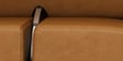 Benjamin Leatherette 3 Seater Sofas in Brown Colour