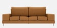 Benjamin Leatherette 3 Seater Sofas in Brown Colour