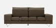 Benjamin Leatherette 3 Seater Sofa With Adjustable Backrest & Usb Charging In Grey Color