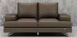 Benjamin Leatherette 2 Seater Sofa With Adjustable Backrest & Usb Charging In Grey Color