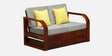 Bergen Sheesham Wood 2 Seater Sofa In Honey Oak Finish