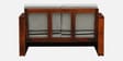 Bergen Sheesham Wood 2 Seater Sofa In Honey Oak Finish