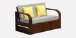 Bergen Sheesham Wood 2 Seater Sofa In Provincial Teak Finish