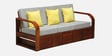 Bergen Sheesham Wood 3 Seater Sofa In Honey Oak Finish